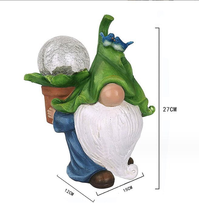 Nain De Jardin | Pot De Fleur Lumineux