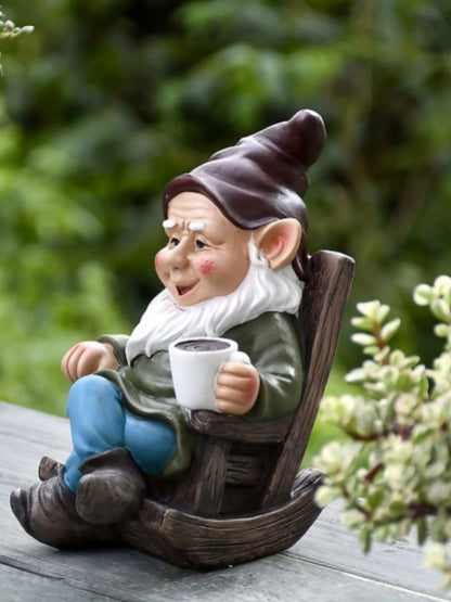 Nain De Jardin | Assis sur une chaise