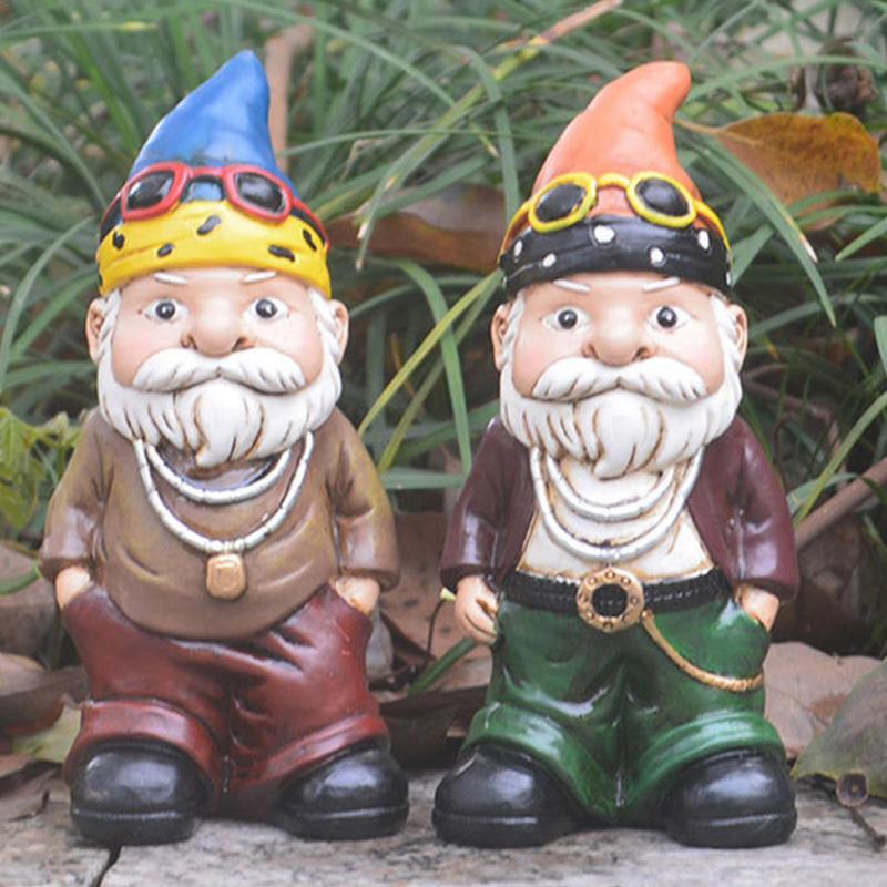 Creative Gnome Garden Statues Outdoor Gardening Dwarf Ornaments Dwarf Sexy Funny Garden Home Sculptures Decoartion Dropshipping