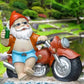 nain de jardin biker vacances