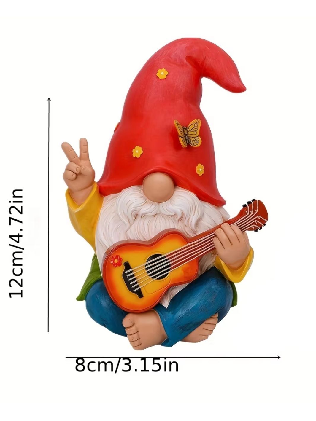 nain de jardin guitariste