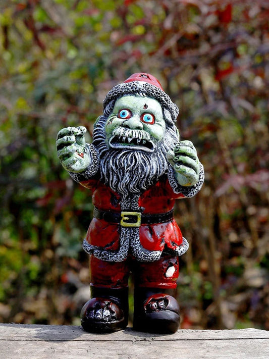 nain de jardin rigolo pere noel zombie