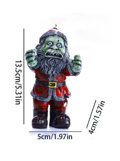 nain de jardin rigolo pere noel zombie 1