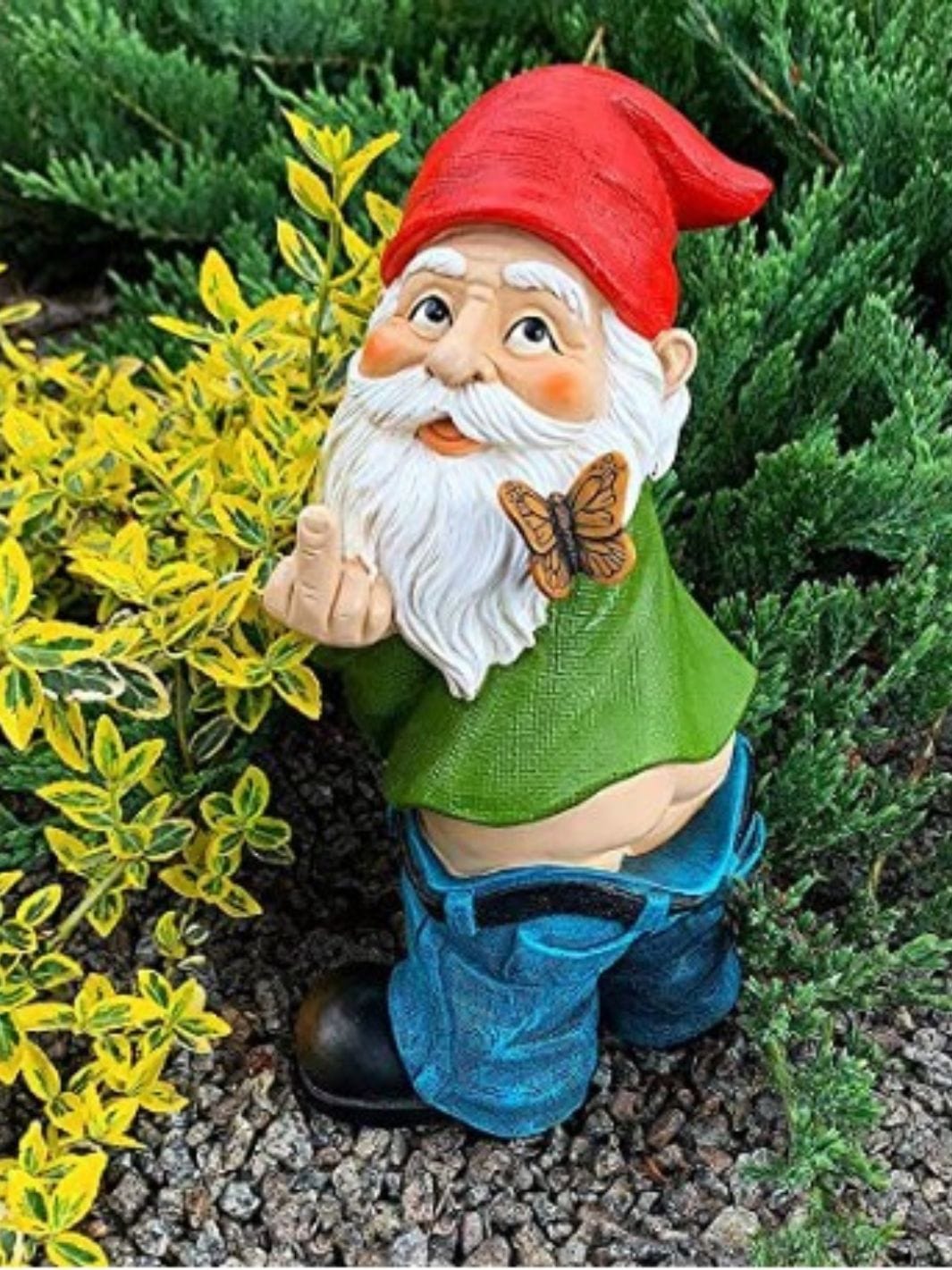 Nain De Pole Dance – Statuette Jardin Rigolote En Résine Imperméable 16,5 Cm